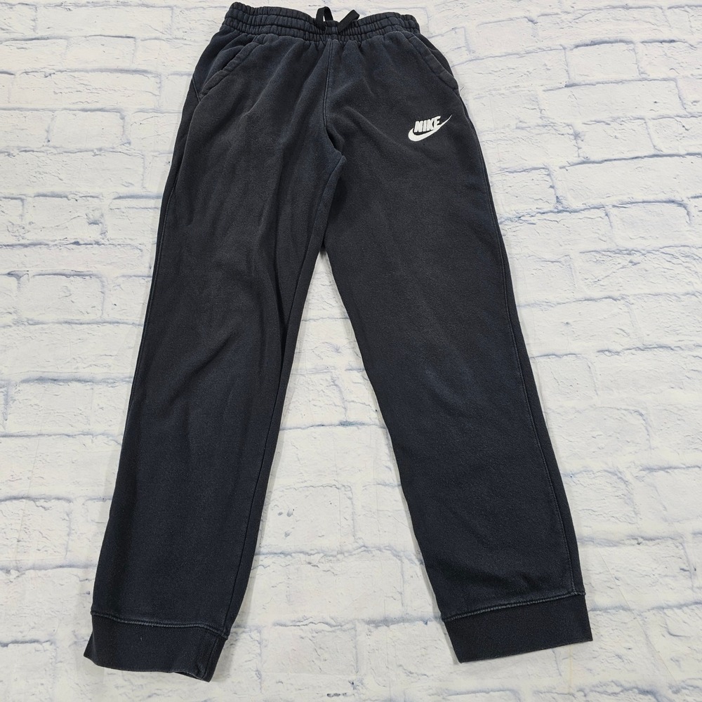 Nike Jogger Sweatpants Youth Boys XL Black Fleece Elastic Waist Sporty